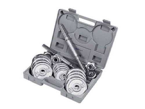 Hantelkoffer-Set Vario Chrom 15kg (32602)