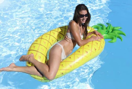 Sitz- und Schwimmring "Ananas" (12016)