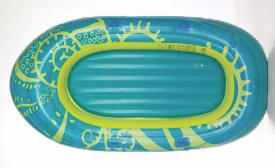 Schlauchboot (Badeboot-Set mit Paddel) (38142-ec)