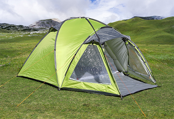 Iglu-Doppeldach-Zelt, grün (45456)