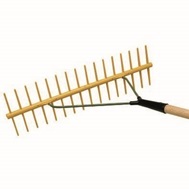 Gartenrechen mit 16 Zinken, doppelseitig