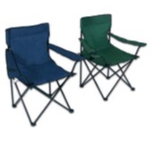 Regiestuhl aus Stahl, farbig sortiert