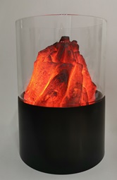 Laterne mit Feueroptik