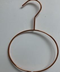 Schal-Kleiderbügel, Rosegold