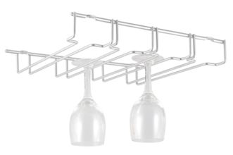 Regal-Glashalter, pulverbeschichtet