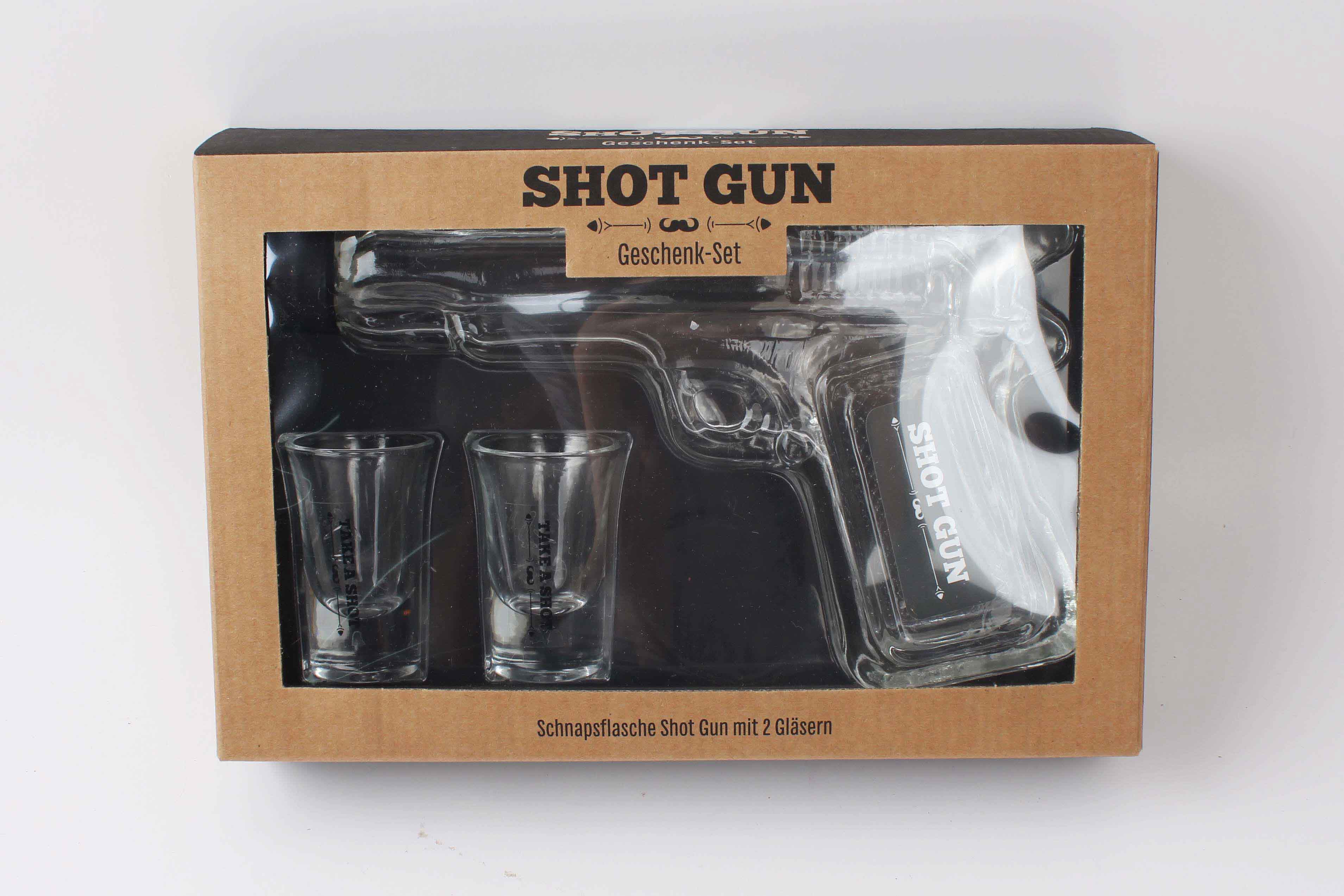 "Shot" Glas Set - Pistolen-Schnapsflasche