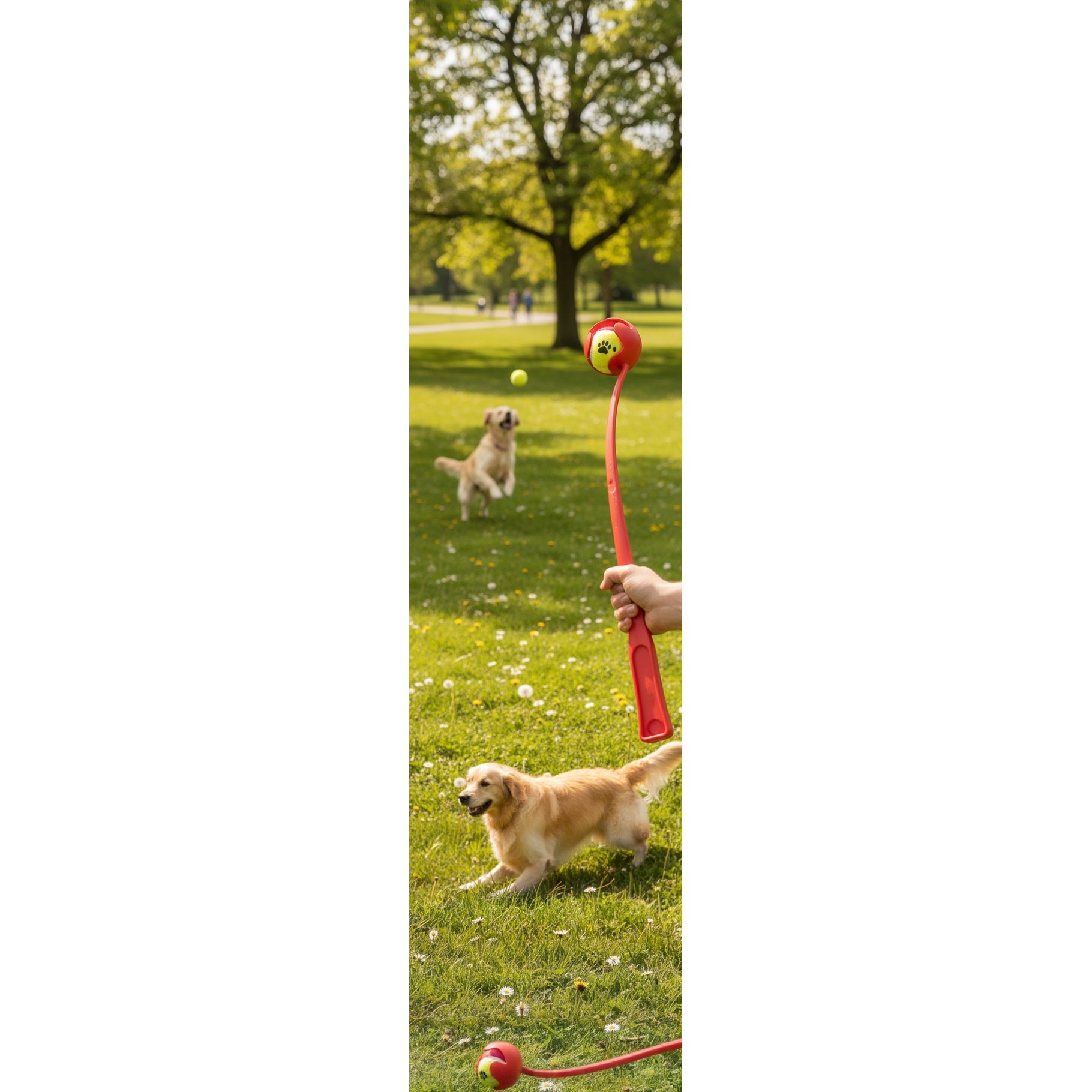 Ballwerfer mit Bällen