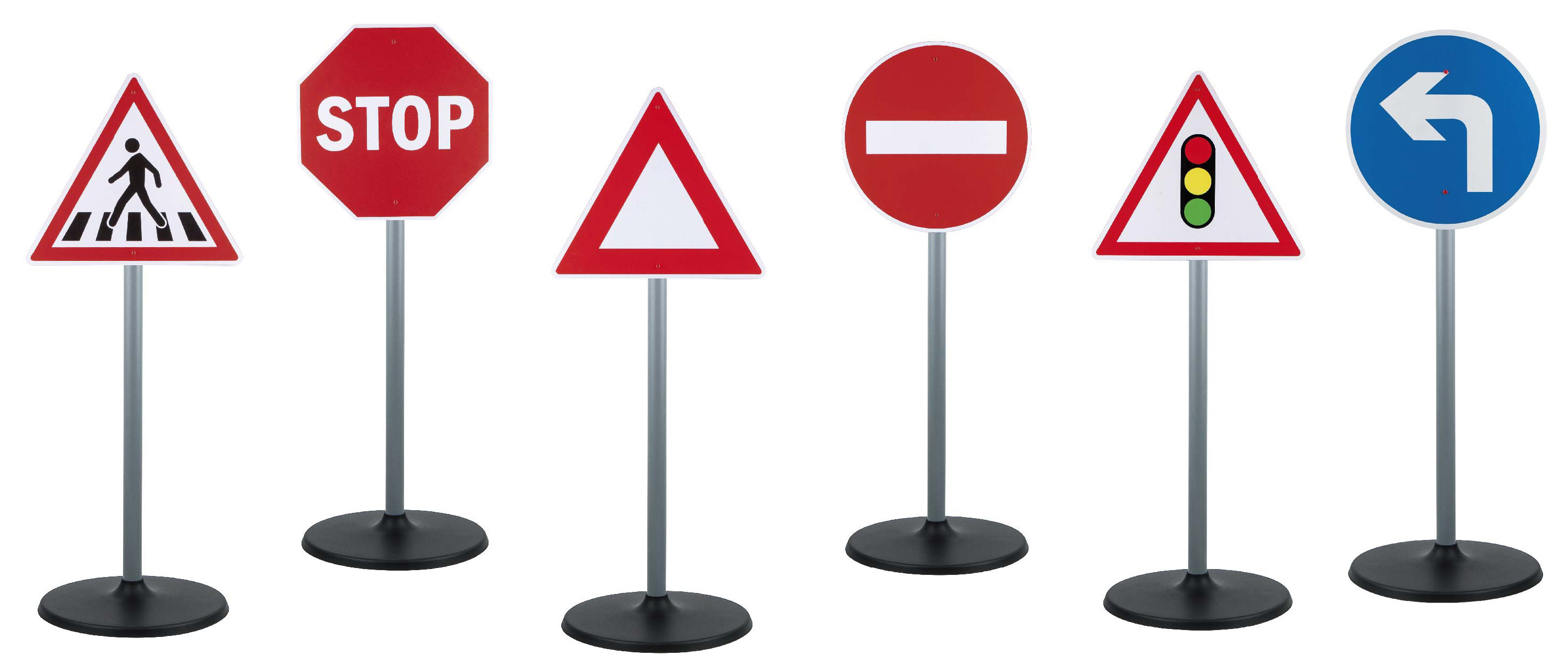 Straßenschilder 6-teilig