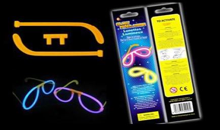 Knicklicht-Brille ca. 5 x 200 mm