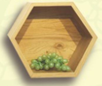 Wandhalterung, sechseckig