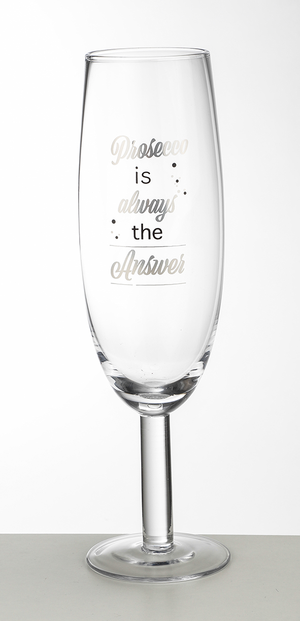 Großes Champagner Glas