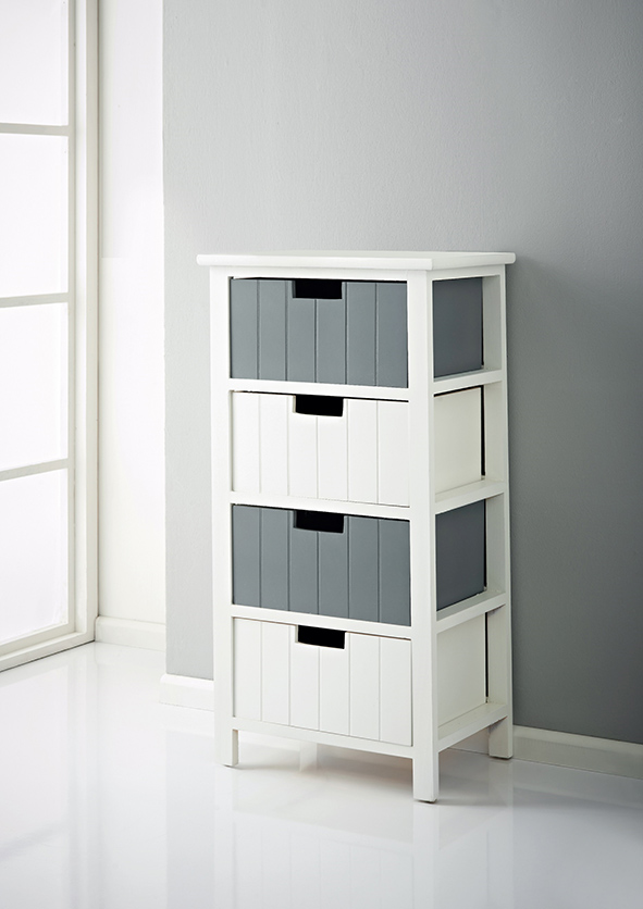 Kommode mit 4 Fächern