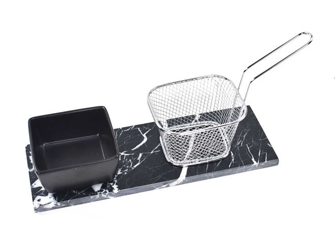 Pommes Frites Servier Set, bestehend aus