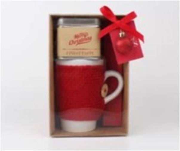 Geschenkset 010 - Tasse mit Strickbezug