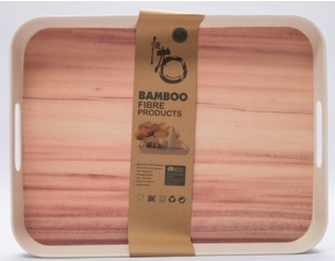 Tablett aus Bambusfaser