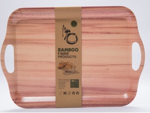 Tablett aus Bambusfaser