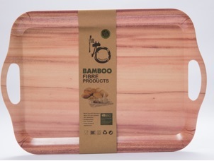 Tablett aus Bambusfaser