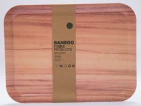 Tablett aus Bambusfaser
