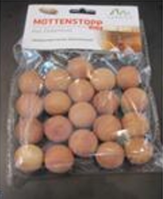 Mottenschutzkugeln aus Zedernholz