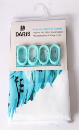 Duschvorhang mit Rotationsdruck