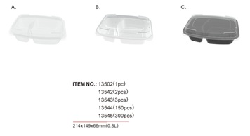 Lunchbox mit zwei Fächern