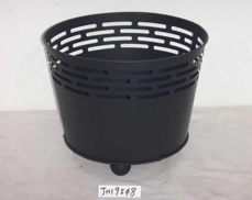 Feuerkorb aus Eisen, Design: Backstein