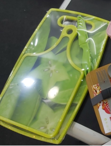 Schneidebrett-Set mit Messer