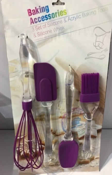 Silikon-Küchenhelfer, 4-tlg. Set