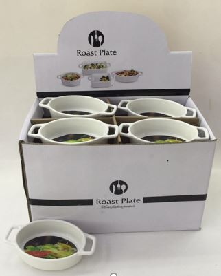 Ovales Schälchen aus Porzellan