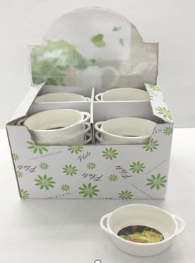 Ovales Schälchen aus Porzellan