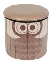 Hocker mit Aufbewahrungsfunktion, rund