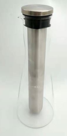 Karaffe 1 Ltr. mit Kühleinsatz