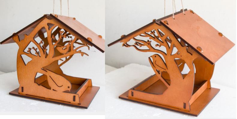 DIY 3D Vogelfutterhaus