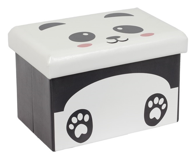 Hocker Panda mit Aufbewahrungsfunktion