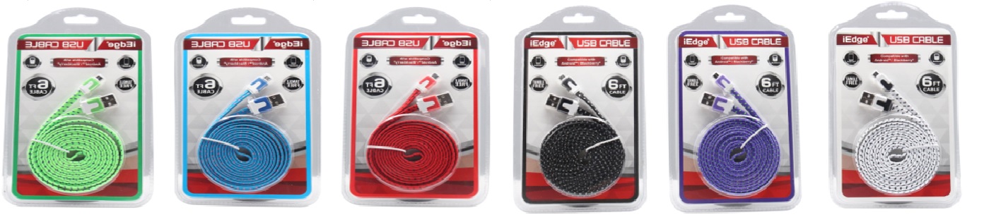 USB-Ladekabel, verschiedene Farben