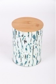 Aufbewahrungsdose im Marmordesign