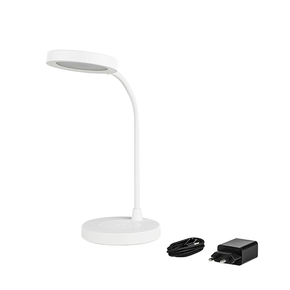LED Tischlampe mit kabellosem Ladegerät
