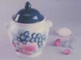 Rumtopf mit Dekor 3 Ltr.