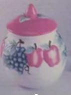 Rumtopf mit Früchtedekor