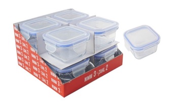 Glas Vorratsdosen im Display