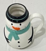 Weihnachtstasse, Schneemann