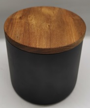 Vorratsdose aus Glas mit Bambusdeckel