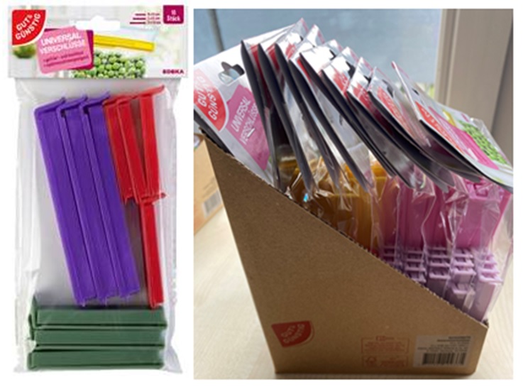 Beutelverschlussklammern 10er Set