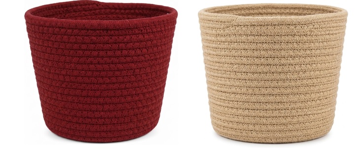 Aufbewahrungskorb, sortiert