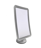 Kosmetikspiegel, mit Saugnapf, quadratisch