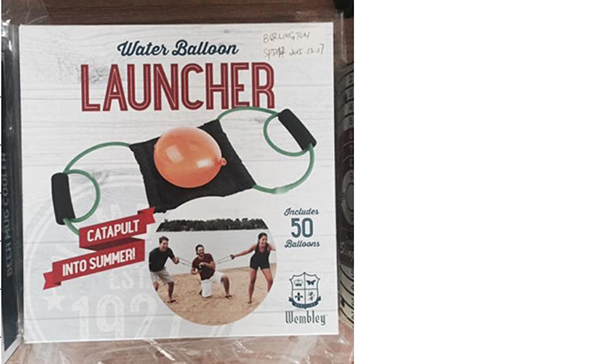 Wasserballon Schleuder