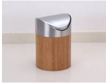 Tisch-Abfalleimer aus Bambus