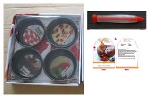 Mini-Käsekuchen-Set 5-tlg.