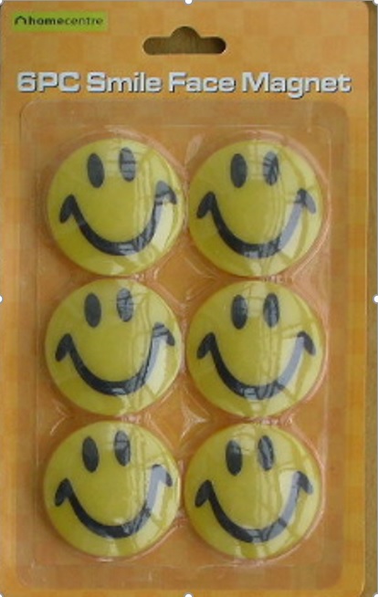Magnet-Set Smiley 6 Stück