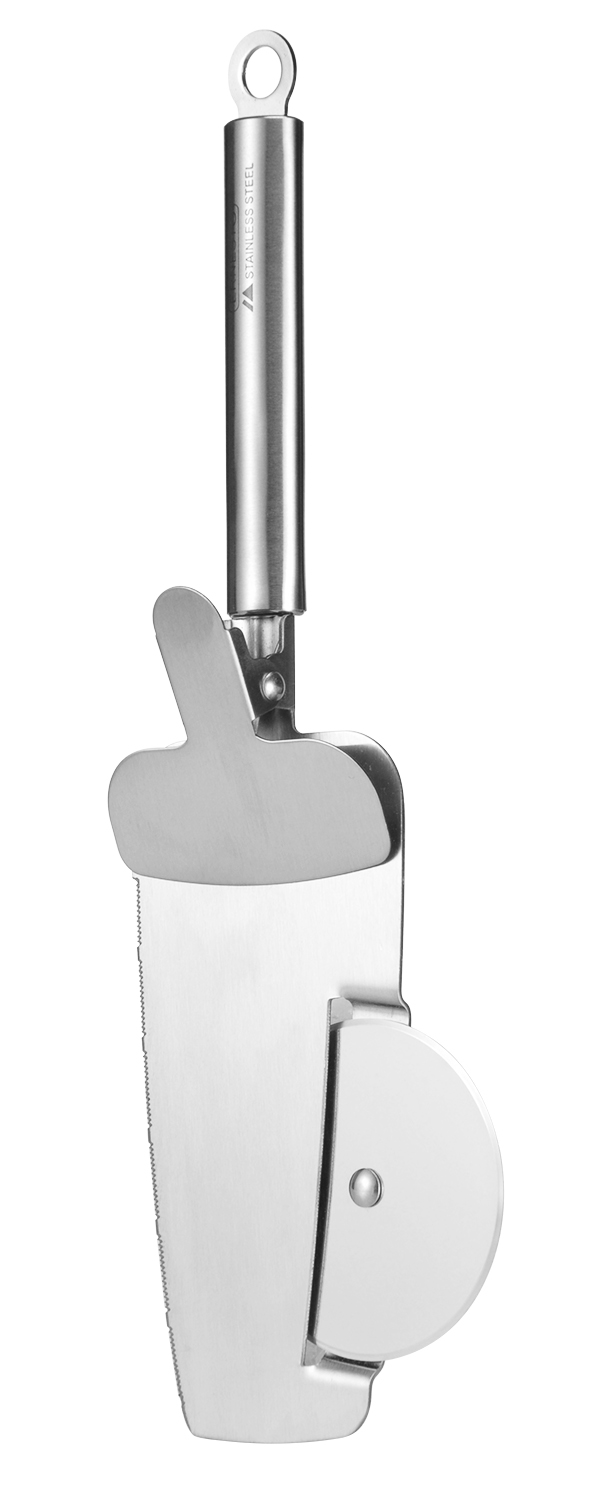 2 in 1 Pizzaroller und Heber